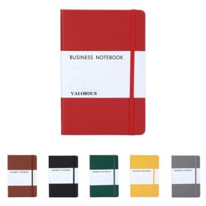 PU Hardcover Notebook With Strap