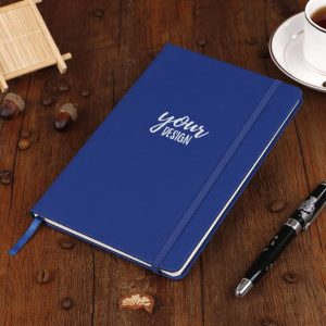 PU Hardcover Notebook With Strap