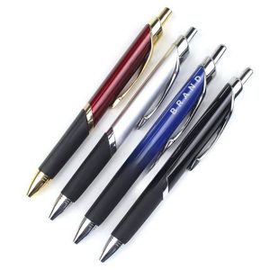 Ballpoint Pen With Rubber Grip