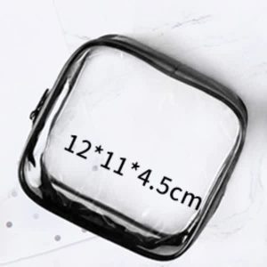 Clear Zipper Travel Toiletry Bag