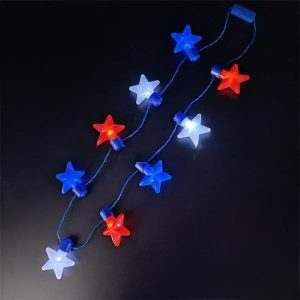 Light-up Independence Day Necklace