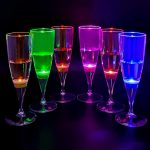 LED Light Up Champagne Glasses