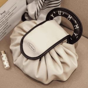 Drawstring Makeup Bag With Hand