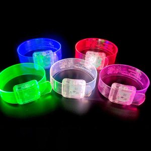 Custom Clear LED Wristband