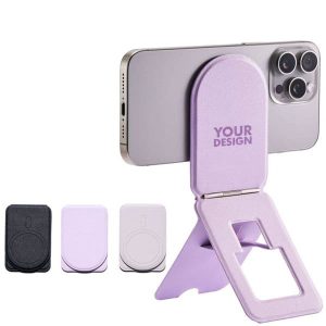 Magnetic Leather Holder Stand Phone Tripod