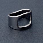 Titanium Steel Beer Bottle Opener Ring