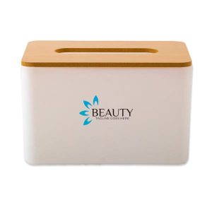 Custom Tissue Box With Wooden Lid