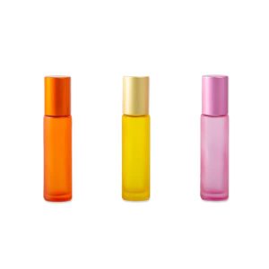10ml Frosted Glass Roll On Bottle