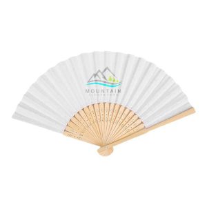 Folding Bamboo Hand Held Paper Fan