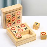 Wooden Tic-Tac-Toe Game