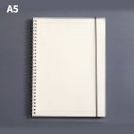 A5 Transparent Cover Spiral Notebook