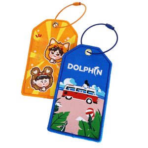 Custom Airport Embroidered Luggage Tag