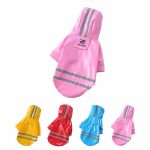 PU Reflective Pet Raincoat