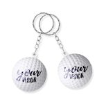 Golf Ball Stress Reliever Key Chain