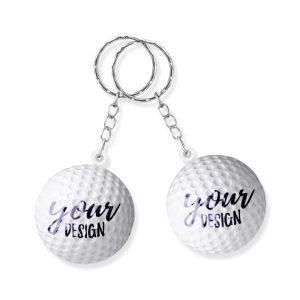 Golf Ball Stress Reliever Key Chain