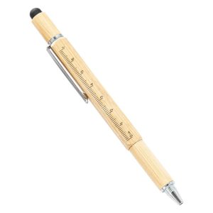 Multifunctional Bamboo Ballpoint Pen