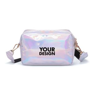 Personalized Small Holographic Crossbody Bag