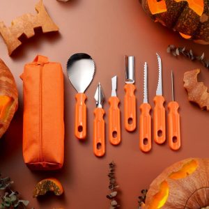 7 Pcs Halloween Pumpkin Carving Kit