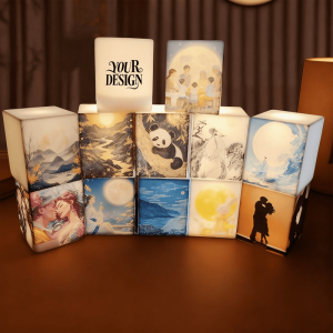 Silicone Cube Tap Night Light